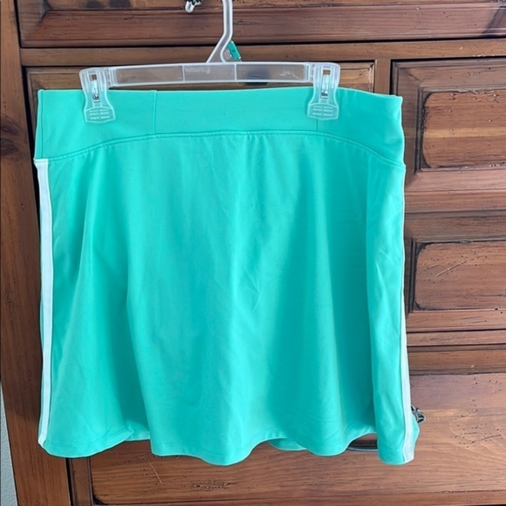Talbots Green And White Skort With Pocket for Casual Resort Wear NWOT